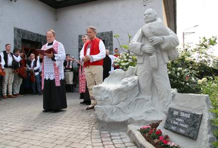 Poświęcenie pomnika Janka Gajdosza