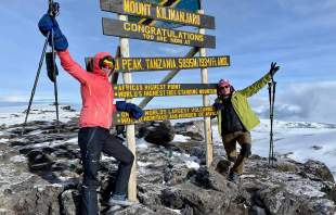 Karolina Fojcik-Pustelnik na Kilimandżaro
