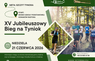 Plakat biegu na Tyniok