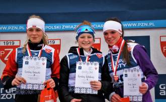 od lewej: Karolina Kukuczka, Karolina Kohutova, Ewa Gazur