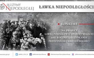 Ławka Niepodległości - plakat