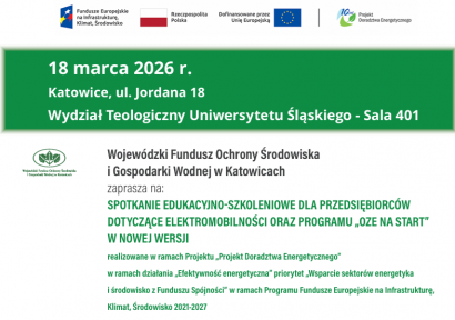 Spotkanie edukacyjno-szkoleniowe; źródło: www.wfosigw.katowice.pl