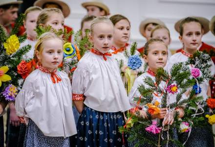 Uczestnicy Świątecznego Spotkania dla Seniorów w Koniakowie fot. M.Kuźma