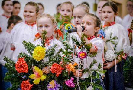 Uczestnicy Świątecznego Spotkania dla Seniorów w Koniakowie fot. M.Kuźma