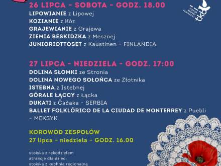 Program XXX Festynu Istebniańskiego