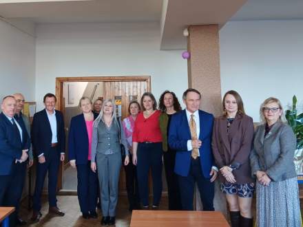 Uroczyste otwarcie wyremontowanej kuchni w ramach rządowego programu „Posiłek w szkole i w domu”