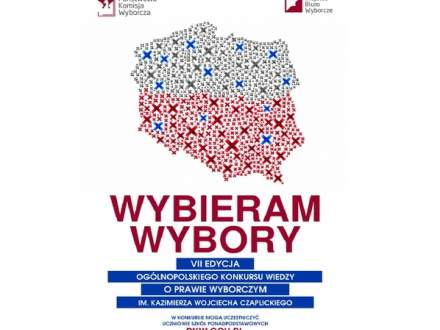 Grafika informacyjna dotycząca konkursu "Wybieram Wybory"; źródło: https://bielsko-biala.kbw.gov.pl