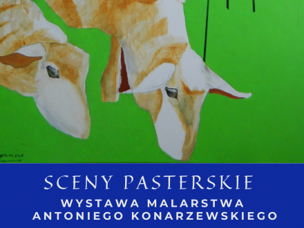 Wystawa Malarstwa Antoniego Konarzewskiego- plakat