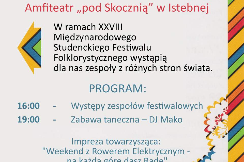 Program koncertu w Istebnej