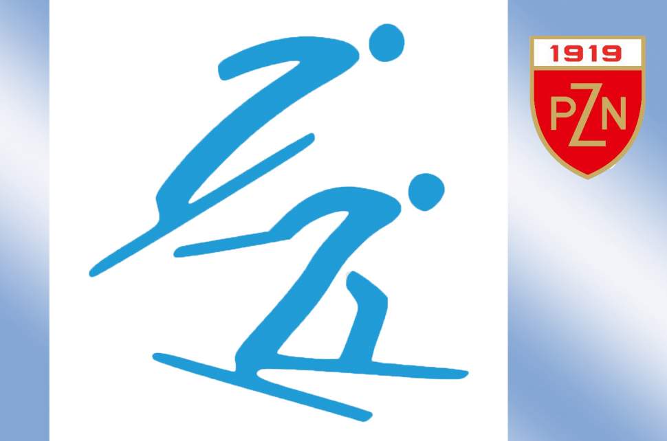 Grafika - skoczek, biegacz, logo PZN