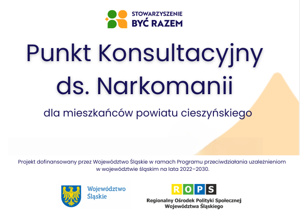 Grafika informacyjna dotycząca punktu konsultacyjnego dla mieszkańców powiatu cieszyńskiego