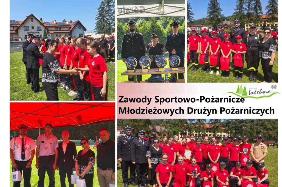 Zawody sportowo-pożarnicze Młodzieżowych Drużyn Pożarniczych gmin górskich.